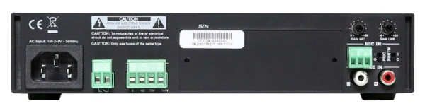 AUDAC COM104, микшер-усилитель